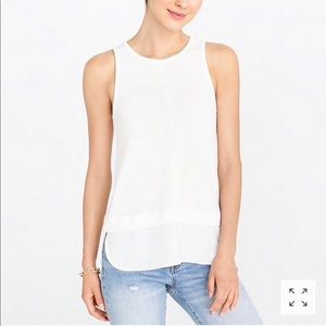 LAST CHANCE! JCrew Drapey Tank Top with Silky Hem